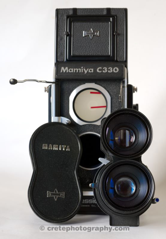 Mamiya C330S lens removed