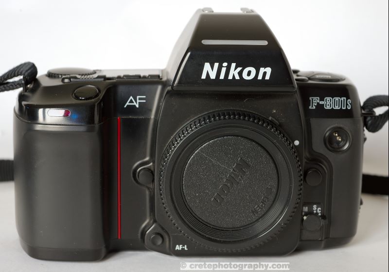 Nikon F801s front