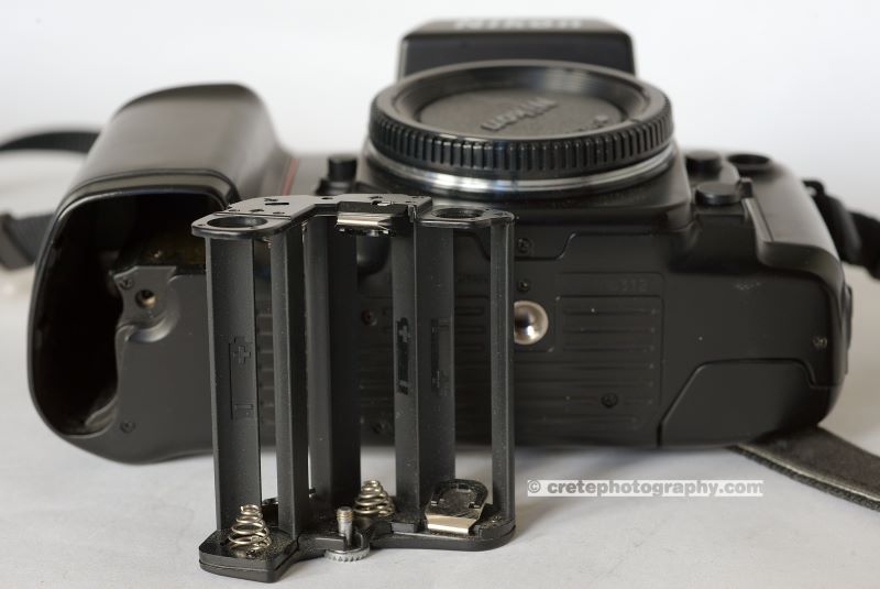 Nikon F801s battery holder