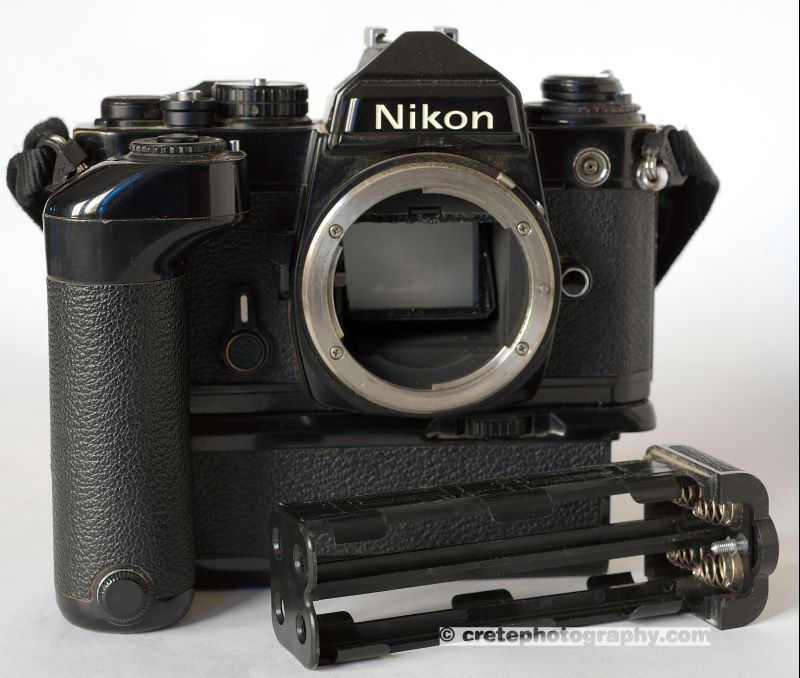 Nikon FE battery holder